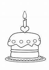 Birthday Coloring Pages Cake Cupcake Printable Ausmalen Ausmalbilder Geburtstag Color Malvorlagen Happy Bilder Zum Malvorlage Malen Kinder Balloons Für Colouring sketch template