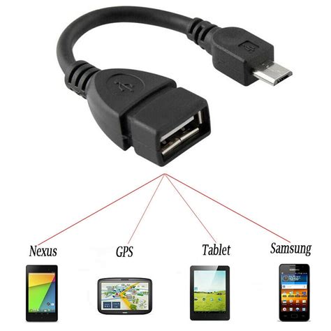 otg cable  android male micro usb  usb  female usb otg cable    adaptor