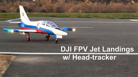 head tracking fpv jet landing drills youtube