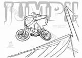 Bmx Bike Bikes Fiets Christmas Sheets Printablecoloringpages Bicicletas Papan Pilih sketch template