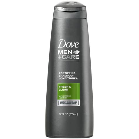 dove mencare fresh clean fortifying shampoo conditioner  fl oz