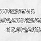 Coloring Tape Washi Flowers Colouring Books Save Tapes sketch template