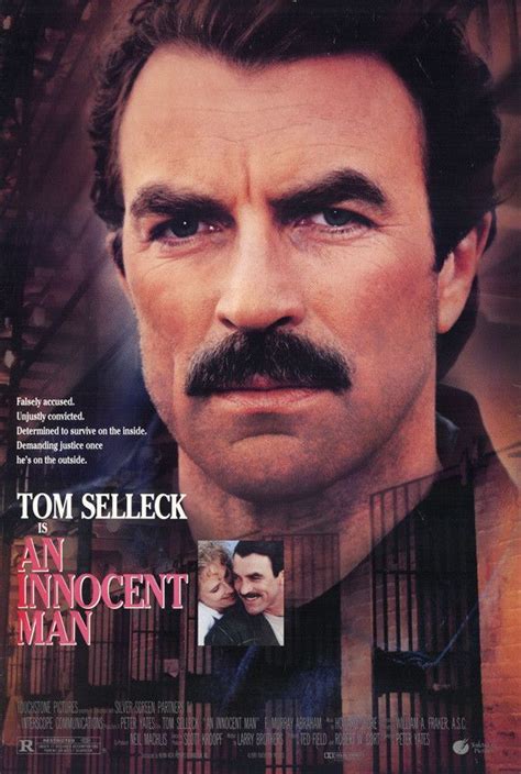 innocent man   poster  tom selleck selleck innocent man