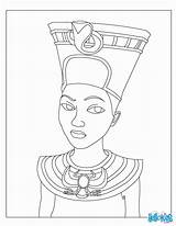 Pharaoh Hellokids Egyptian Hatchepsut Hatschepsut Anmalen Pharaonin Drucken Farben sketch template