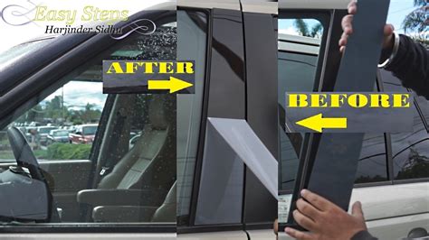 How to Replace Faded Door Pillar Trims on Range Rover
