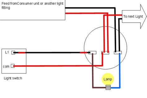 electric ceiling light wiring diagram