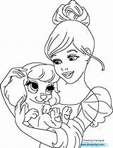 Coloring Pages Pets Princess Palace Disney Cinderella Color Pumpkin Printable Barbie Thundermans Kids Disneyclips Print Sheets Mouse Cartoons Getcolorings Mickey sketch template