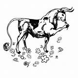 Bull Stier Ferdinand Ausmalbild sketch template