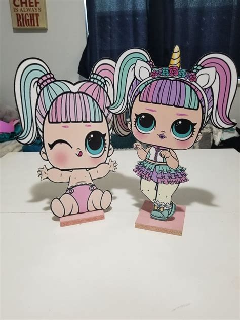lol surprise doll unicorn   baby sister wooden   dolls