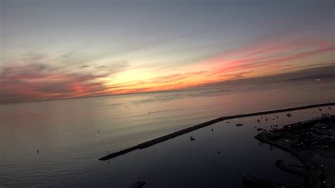 redondo beach sunset  drone youtube