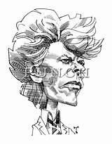 Bowie David Pages Coloring Getdrawings Getcolorings Drawing sketch template
