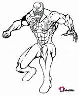 Venom Colorear Bubakids Luchando Bestof Carnage sketch template