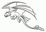 Coloring Pages Toothless Dragon Library Printable Httyd sketch template