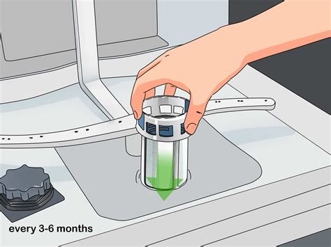 easy ways  clean  dishwasher filter  steps  pictures