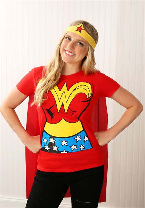 superhero  woman  shirt costume womens superhero costume ideas