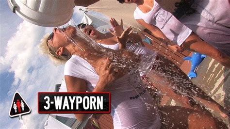 3 Way Porn Wet T Shirt At Poolside Orgy Free Hd Porn B4