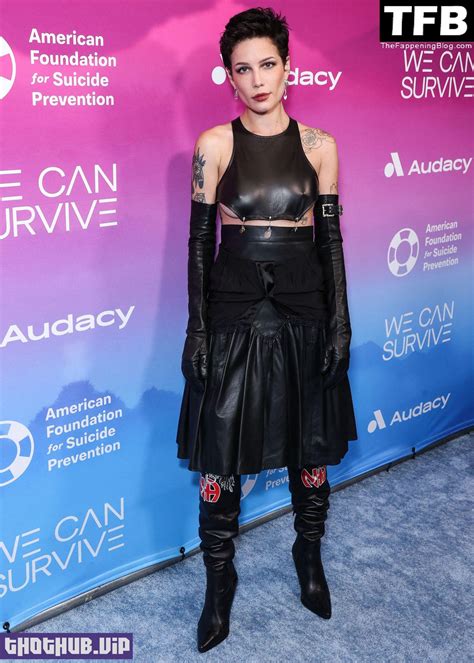 top halsey shows off her sexy tits at audacy s 9th annual we can