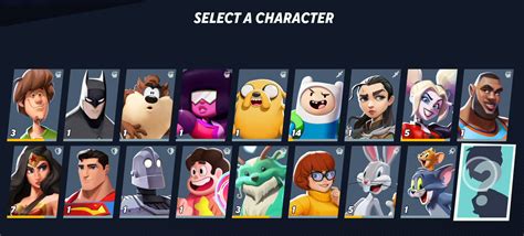 multiversus characters  current  upcoming fighter listed