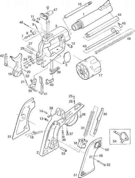 parts list ruger blackhawk single action revolver