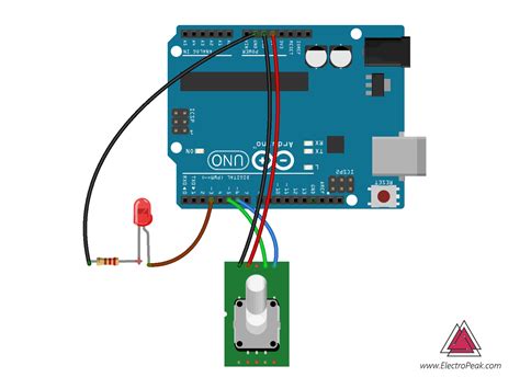 rotary encoder   works      arduino electropeak