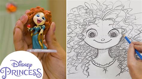 How To Draw Merida Disney Princess Youtube