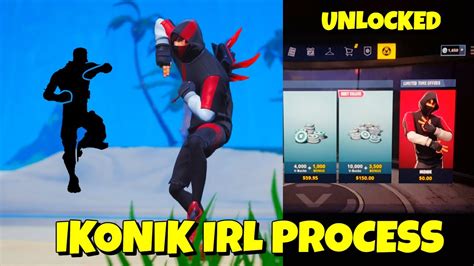 Unlocked Ikonik Skin And Scenario Emote In Fortnite Irl