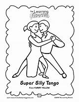 Activities Songs Coloring Learning Pages Tango Movement Preschool sketch template