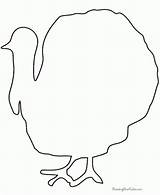 Turkey sketch template