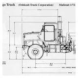 Oshkosh Truck Vehicles Blueprints Mk23 Mtvr Blueprint sketch template