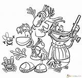 Rayman Coloring Pages Game Character Print Faithful Friends Raskrasil sketch template