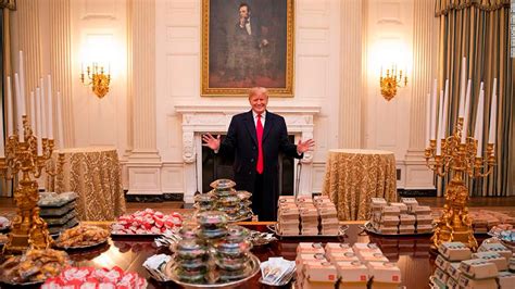 donald trumps epic fast food picture  perfectly trumpian cnnpolitics