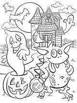 Halloween Coloring Goblin Crayola Haunted House Pages Print Hauntedhouse Au sketch template