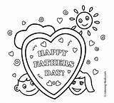 Coloring Pages Father Fathers Printable sketch template