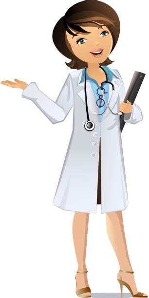 Woman Doctor Clip Art Vector Images And Illustrations Istock
