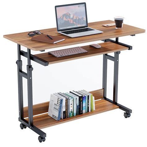 buy dripex computer desk mobile portable office desk  movable