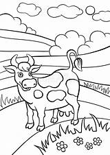Kuh Koe Malvorlage Kleurende Ausmalen Stands Vaca Malen Kühe Dieren Vacas Geit Weinig Kleur Kleurplaten Koeien Zwei sketch template