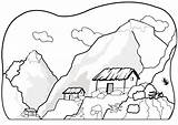 Rural Montañas Poblacion Pinto sketch template