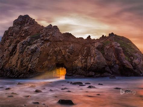 plage pfeiffer dans le parc detat de big sur en