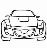 Kabura Mazda Colorare Trasporto sketch template