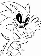Sonic Exe Coloring Pages Printable Getcolorings sketch template