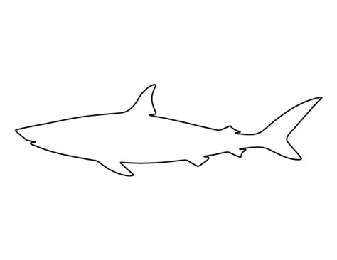 printable shark template shark pattern shark tattoos stencils