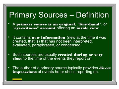 primary secondary sources