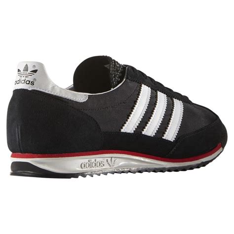 adidas originals mens sl  vintage trainers black navy white sneakers shoes ebay