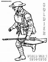 Soldier Coloring War Pages Drawing Print Gif Getdrawings sketch template