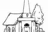 Church Coloring Pages Kids Color sketch template