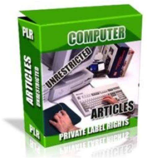 private label article pack computer articles plr tradebit