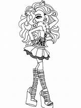 Monster High Clawdeen Pages Coloring Wolf Logo Getcolorings Coloringme sketch template