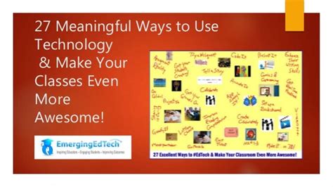 meaningful  fun ways   technology  teaching  learn