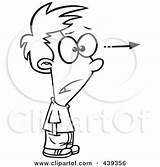 Clipart Boy Stunned Attention Outline Cartoon Focusing His Royalty Toonaday Illustration Rf Clip Preview Clipground Span sketch template