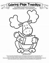 Moose Coloring Pages Muffin Funny Big Moosie Thidwick Hearted Activity Book Kids Give If Tuesday Books Printable Colouring Dulemba Drawing sketch template
